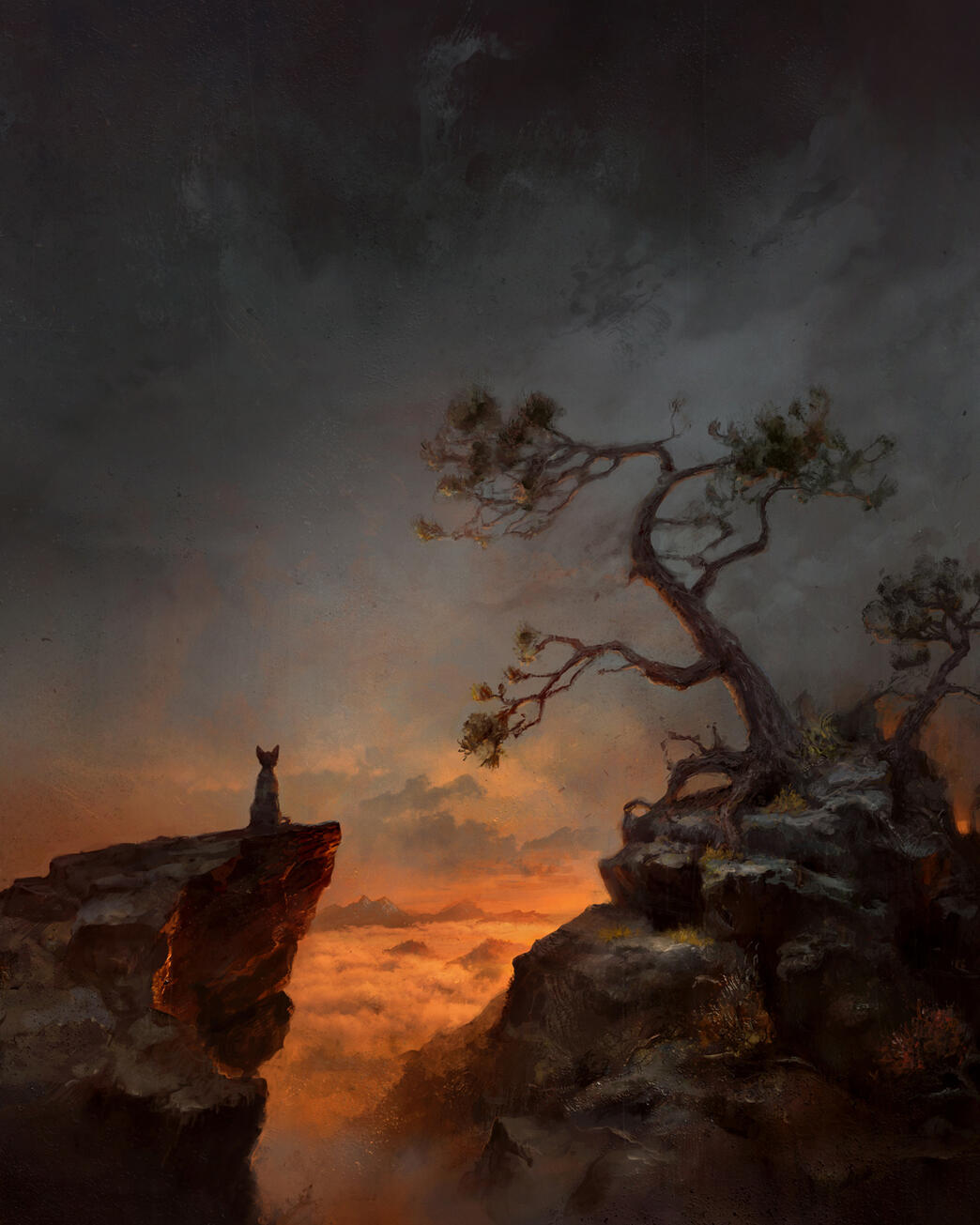 Erin Hunter, Outcast- Warrior Cats cover illustration detail