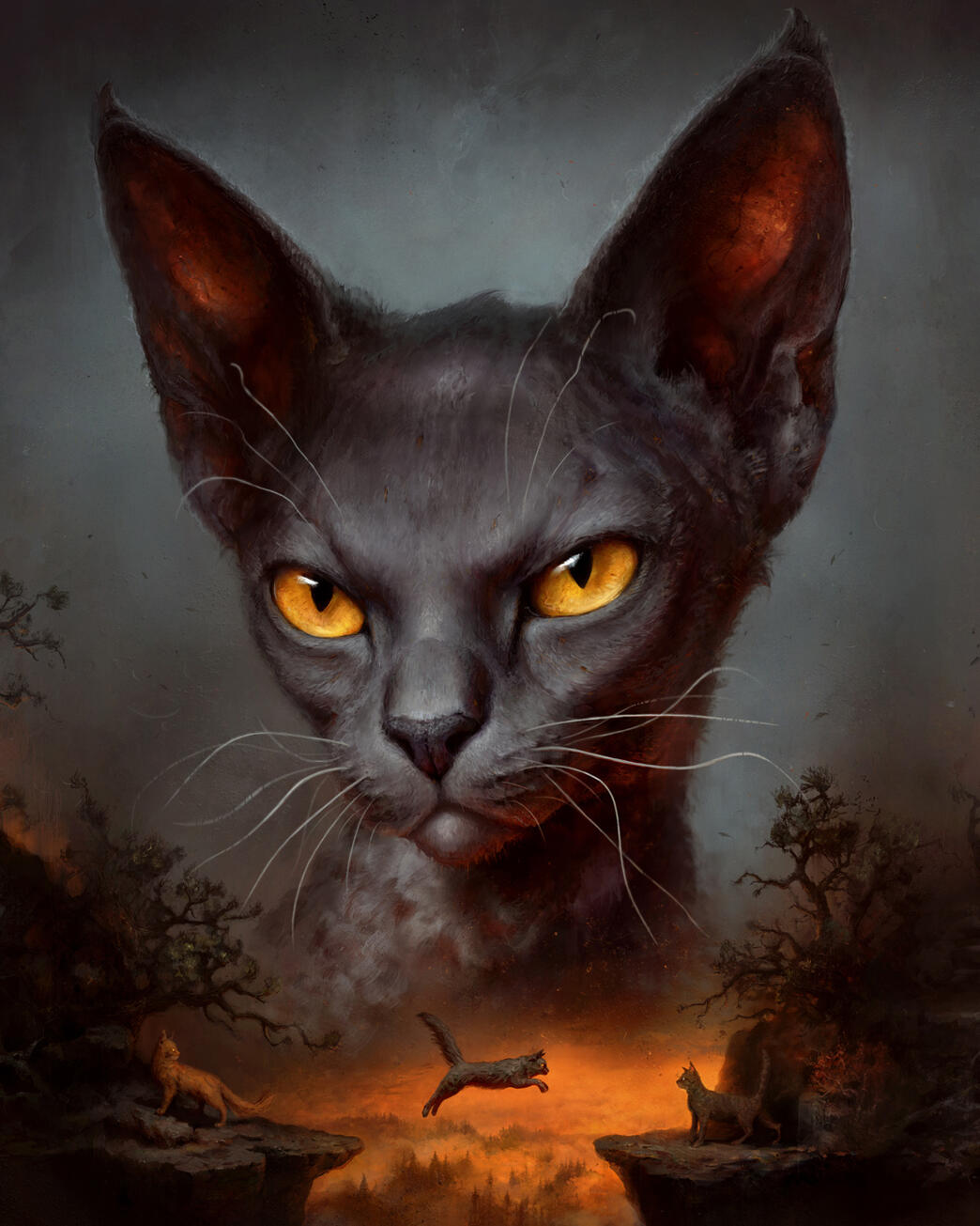 Erin Hunter, Outcast - Warrior Cats cover illustration